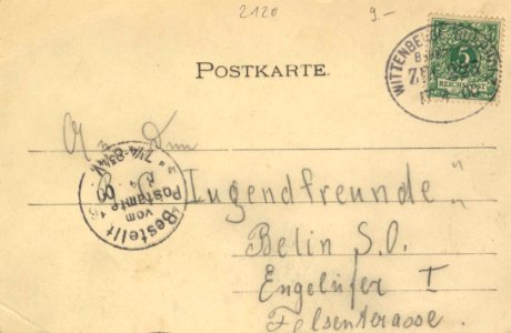 Lüneburg, Niedersachsen - Am Schifferwall (back) (Zeno Ansichtskarten)