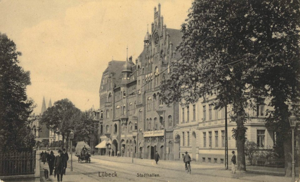 Lübeck, Schleswig-Holstein - Stadthallen (Zeno Ansichtskarten)