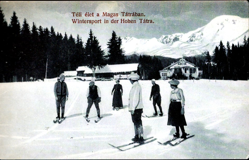 Lyžiari vo Vysokých Tatrách (3)
