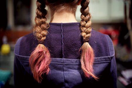 Child braid hair