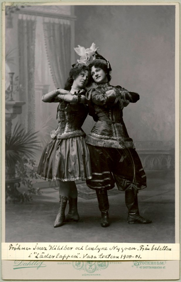 Läderlappen, Vasateatern 1900. Rollporträtt - SMV - H4 217