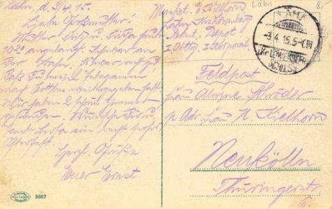 Lähn, Schlesien - Stadtansicht mit Burg (back) (Zeno Ansichtskarten)
