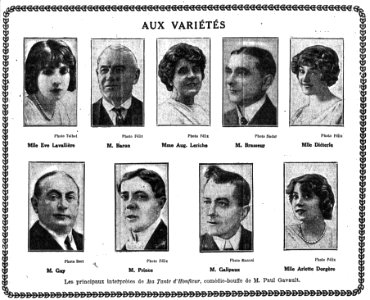 Ma Tante d'Honfleur (comédie 1914) de Paul Gavault (A)