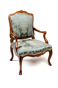 Länstol, del av möbelgrupp, 1700-tal - Hallwylska museet - 109821 photo