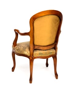 Länstol, rygg, 1700-talets mitt - Hallwylska museet - 110045 photo