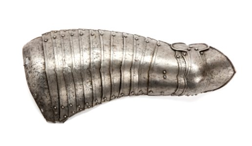 Lårskydd med knäbuckla - Livrustkammaren - 106294