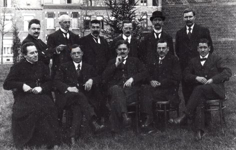 Maastricht, Ambachtsschool St Maartenslaan, bestuur & docenten 1912