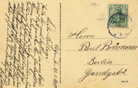 Lötzen, Ostpreußen - Stadtansicht (back) (Zeno Ansichtskarten)