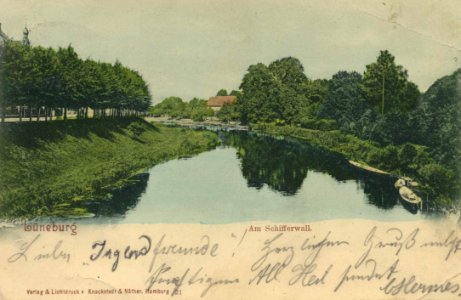 Lüneburg, Niedersachsen - Am Schifferwall (Zeno Ansichtskarten)