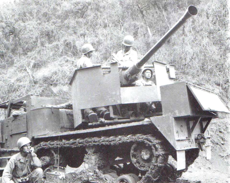 M3-halftrack-Bofors-40mm-gun-208thAAABtn-SW-Pacific-May-1945-usasc-1