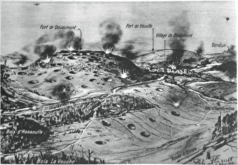 M 122 2 carte fort de Douaumont