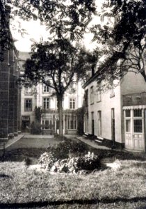 Maastricht, Boschstraat, Klooster Arme Kind Jezus, tuin, 1918