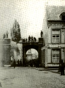 Maastricht, sloop vestingwerken, Onze-Lieve-Vrouwepoort, binnenzijde