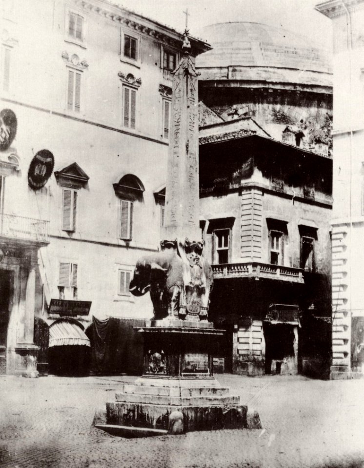 MacPherson, Robert - Die Piazza della Minerva und das Pantheon (Zeno Fotografie)
