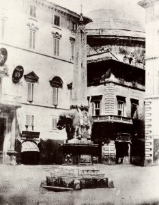 MacPherson, Robert - Die Piazza della Minerva und das Pantheon (Zeno Fotografie)