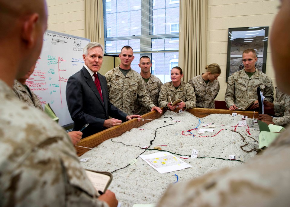 Mabus visits Quantico 131007-N-AC887-002