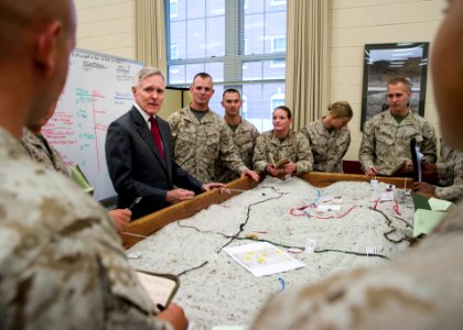 Mabus visits Quantico 131007-N-AC887-002