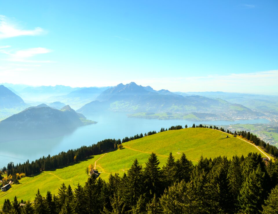 Switzerland lucerne rigi