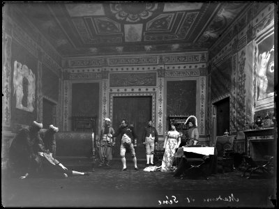 Madame Sans-Gêne, Dramatiska teatern 1902. Föreställningsbild - SMV - DrT052