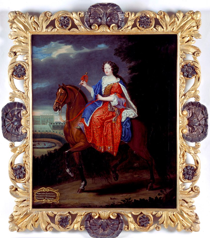 Madame la Duchesse d´Aumont , f.1651.Oljemålning på duk - Skoklosters slott - 22417