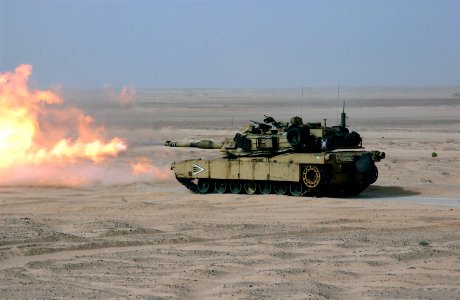 M1-A1 Abrams Fire photo