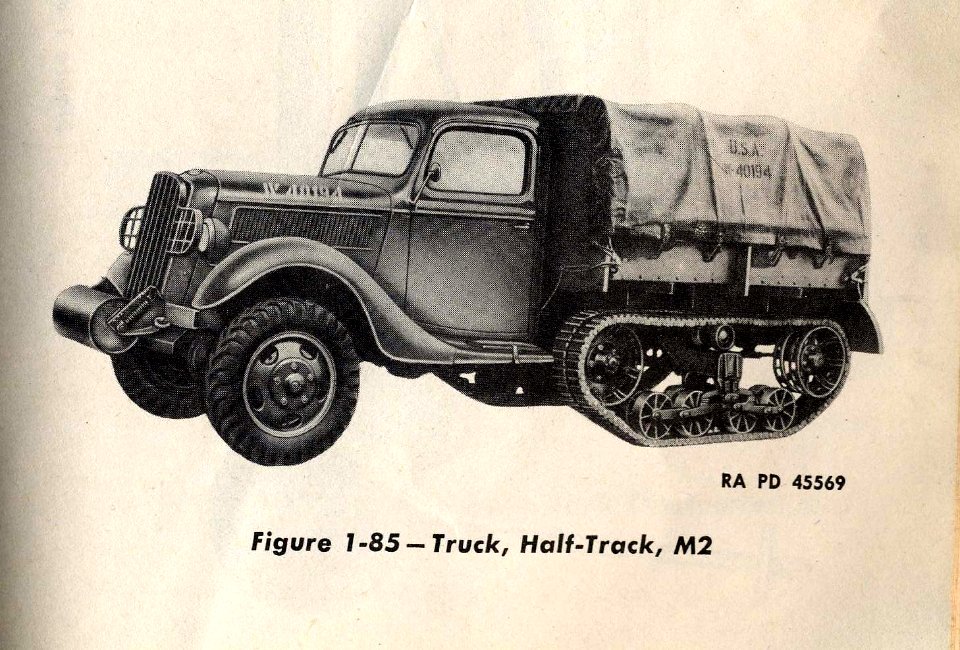 M2 truck halftrack