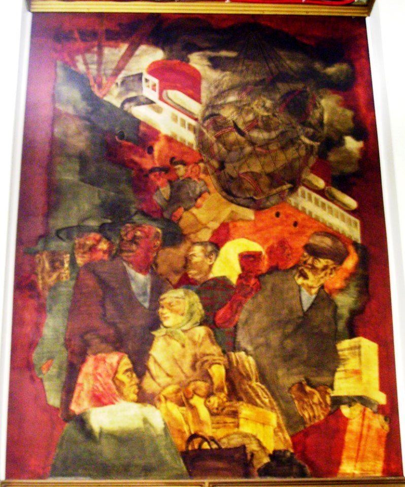 Madison Square Station USPO east mural 1