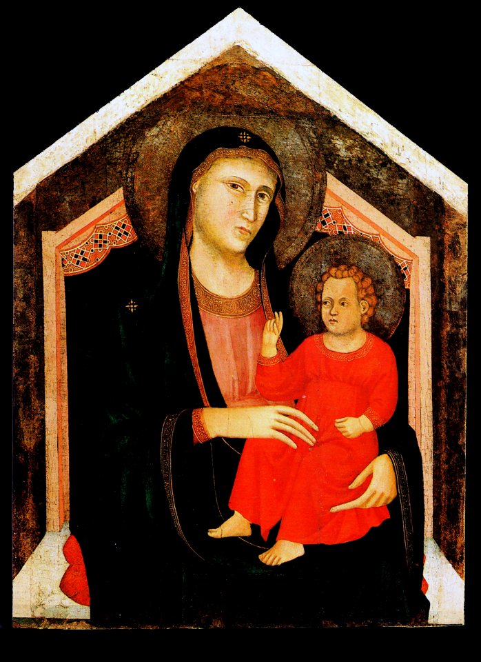 Madonna-bambino, maestro horne