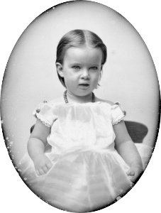 Mabel Hubbard Gardiner Bell as a girl