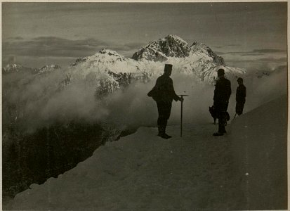 Madritschen + 1914, Blick gegen Nassfeld und Gartnerkofel. (BildID 15471366)