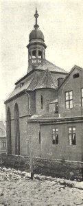 Magdalenenkapelle Kapelle am Magdalenenkloster vom Petrikirchhof aus gesehen