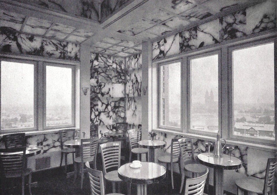 Magdeburg Alabaster-Cafe im Ausstellungsturm