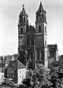 Magdeburg Der Magdeburger Dom, Westansicht