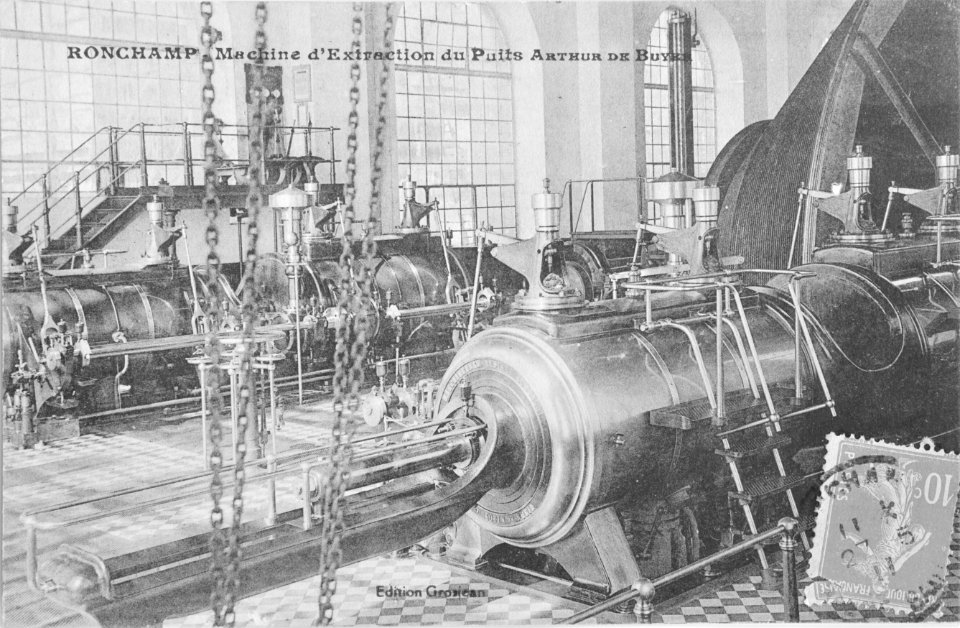 Machine d'extraction à vapeur du puits Arthur de Buyer - 01