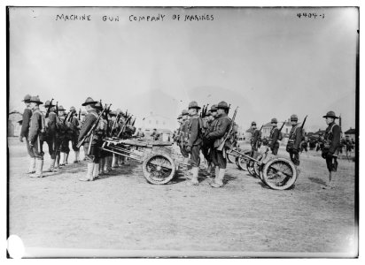 Machine Gun company of Marines LCCN2014705879