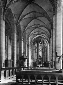 Magdeburg Der Chor der Jakobikirche als Beispiel für die Raumwirkung der Magdeburger Hallenkirchen