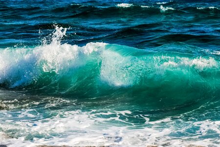 Spray sea nature