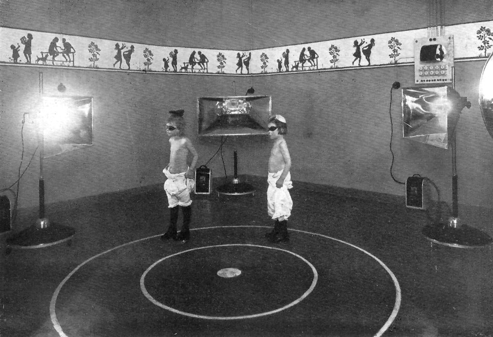 Magdeburg Kinder-Höhensonnenbestrahlung im alten Gebäude