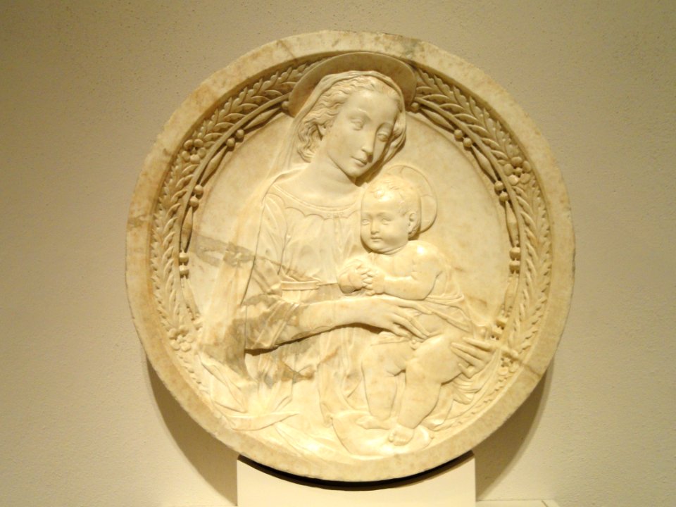 Madonna and Child, Francesco di Simone Ferrucci, c. 1470 - Nelson-Atkins Museum of Art - DSC08520