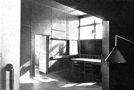 Magdeburg Musterwohnhaus 1927 Wohnzimmer Thermosplattenbauweise Bild 2