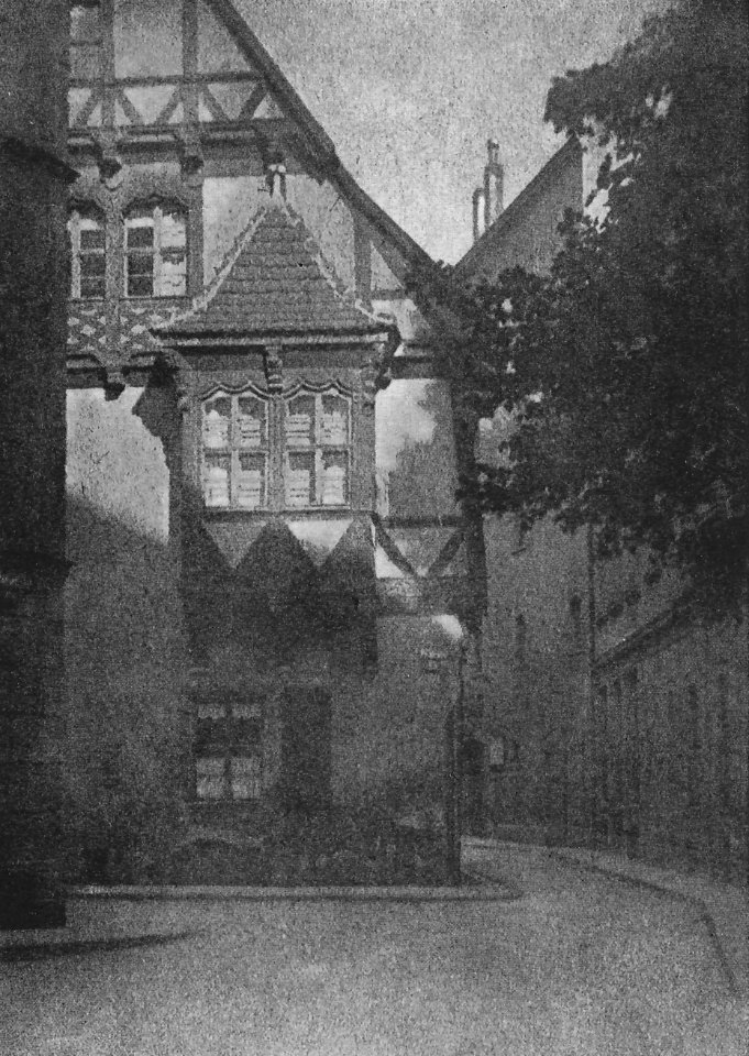 Magdeburg Poststraße Altes Holzhaus