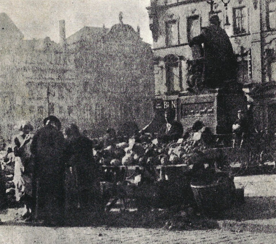 Magdeburg Marktleben an der Hauptwache