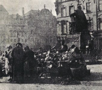 Magdeburg Marktleben an der Hauptwache