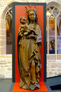 Madonna with Child, Veit Stoss, Nuremberg, c. 1500, limewood - Germanisches Nationalmuseum - Nuremberg, Germany -DSC02845 photo