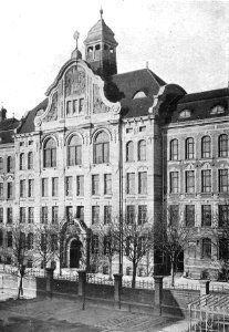 Magdeburg Staatliche Baugewerkschule Ansicht am Kröckentor