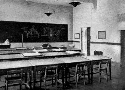 Magdeburg Staatliche Baugewerkschule Klassenraum