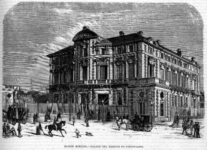 Madrid moderno - Palacio del Marqués de Portugalete, en La Ilustración de Madrid