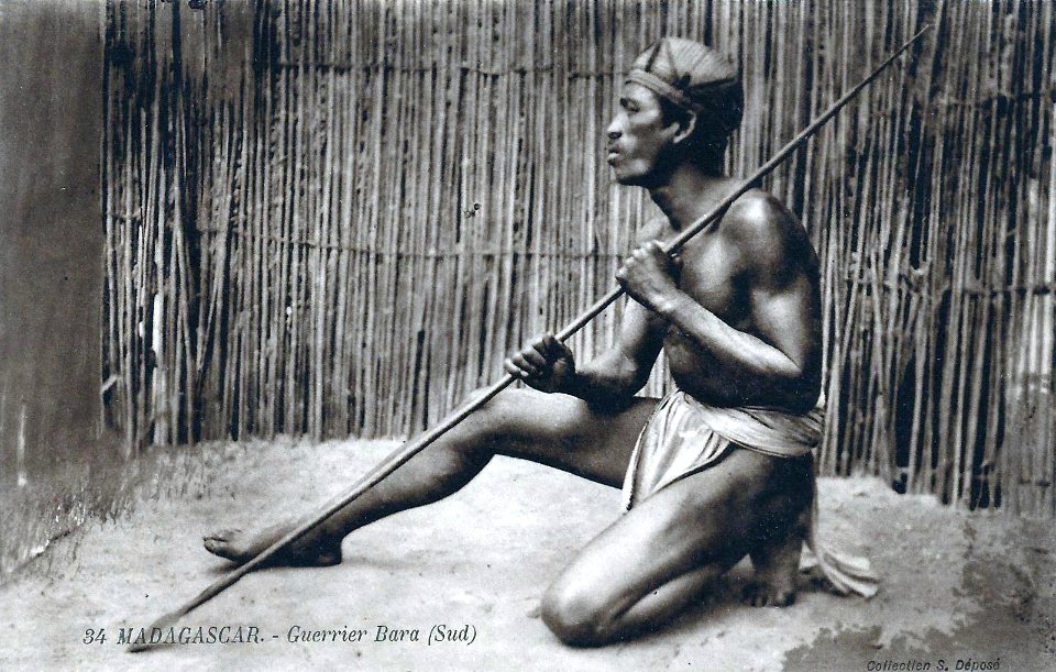 Madagascar-Guerrier Bara (Sud)