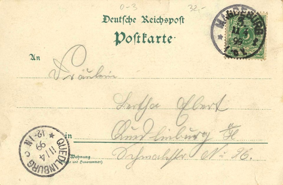 Magdeburg, Sachsen-Anhalt - Café Peters (back) (Zeno Ansichtskarten)