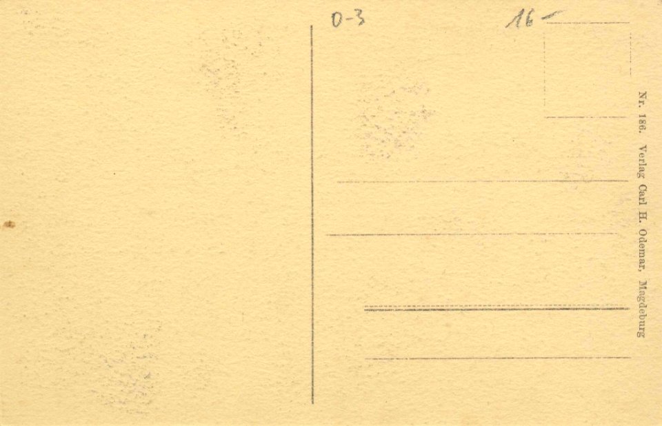 Magdeburg, Sachsen-Anhalt - Goethestraße (back) (Zeno Ansichtskarten)